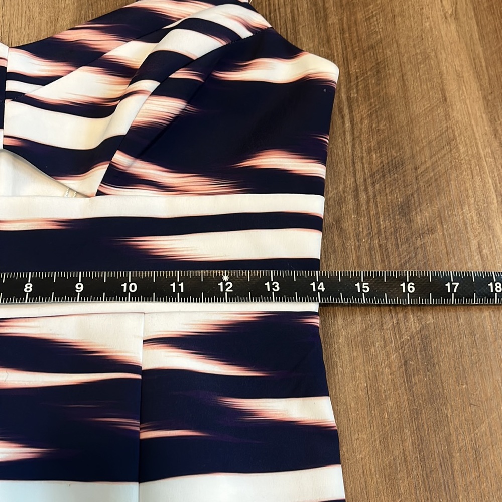 Yumi Kim Sneak Peak Dress Blue Blush Summer Ikat Print With Cutout Size Small - Picture 8 of 11